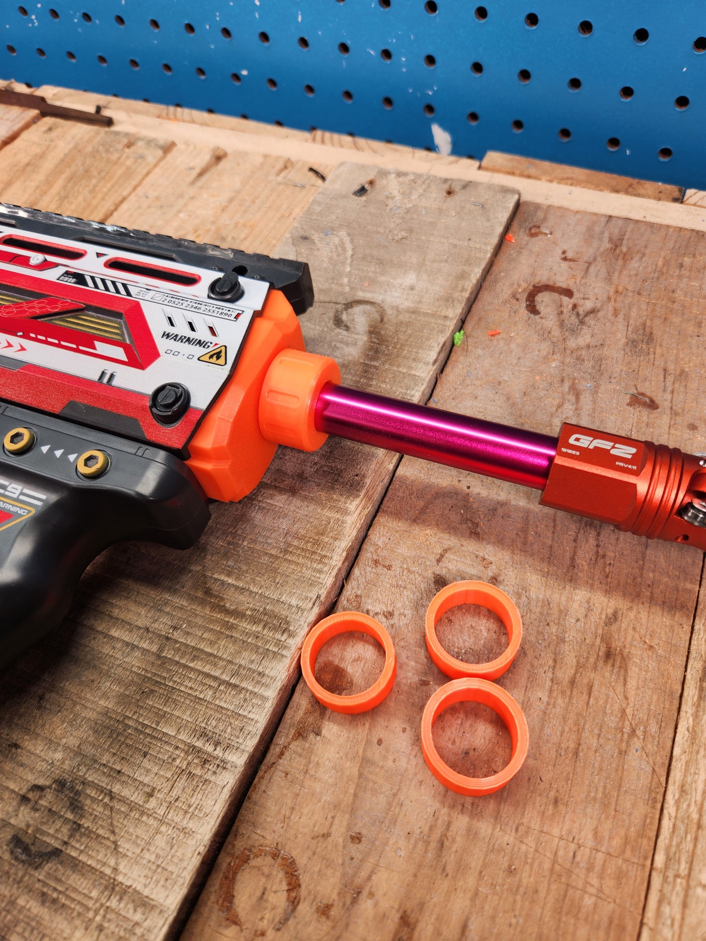 XShot LongShot Barrel Collet + Spring Spacers