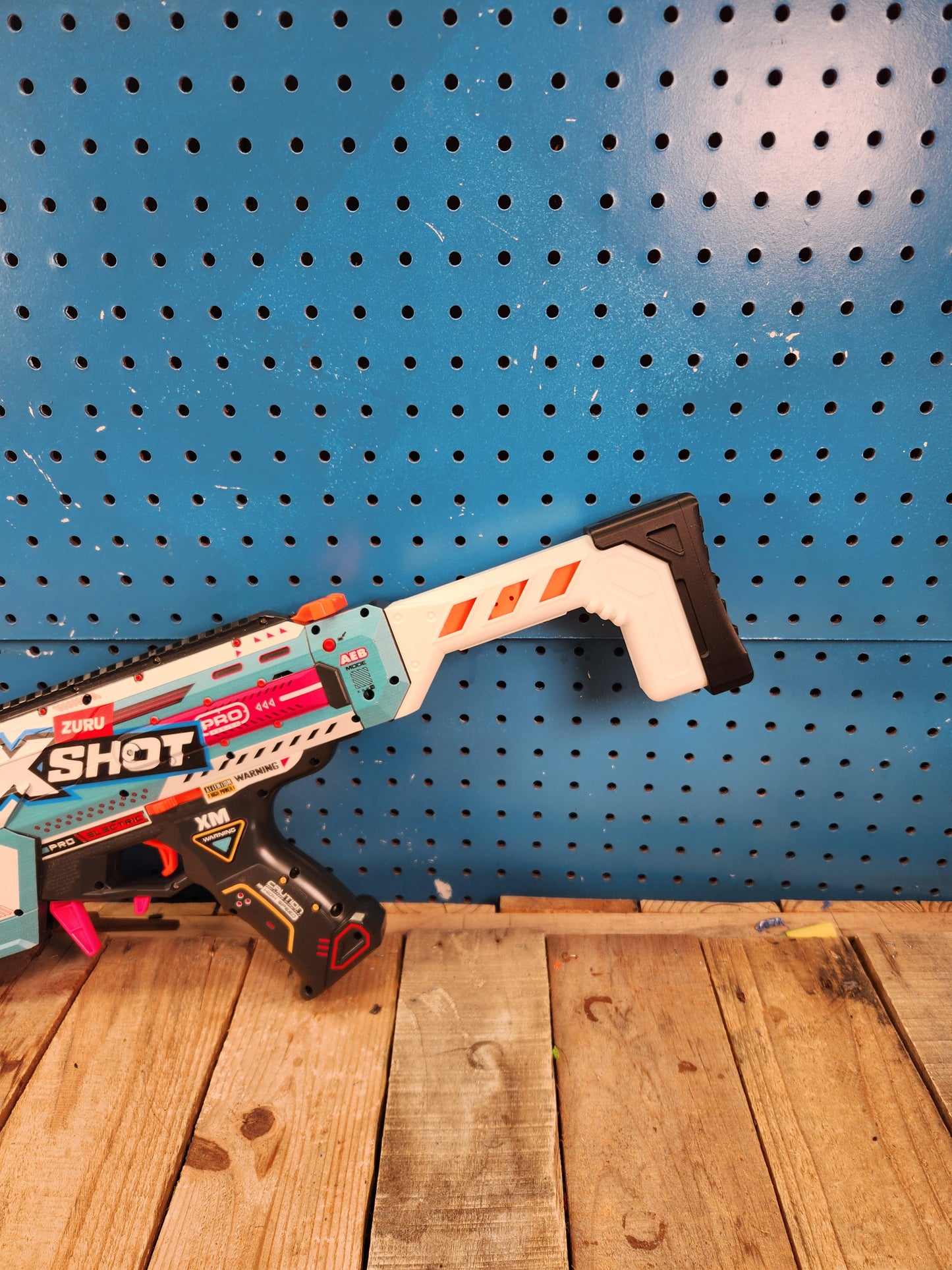 Stock Mod 2 - XShot Piston Pump Barrel Mod Toy