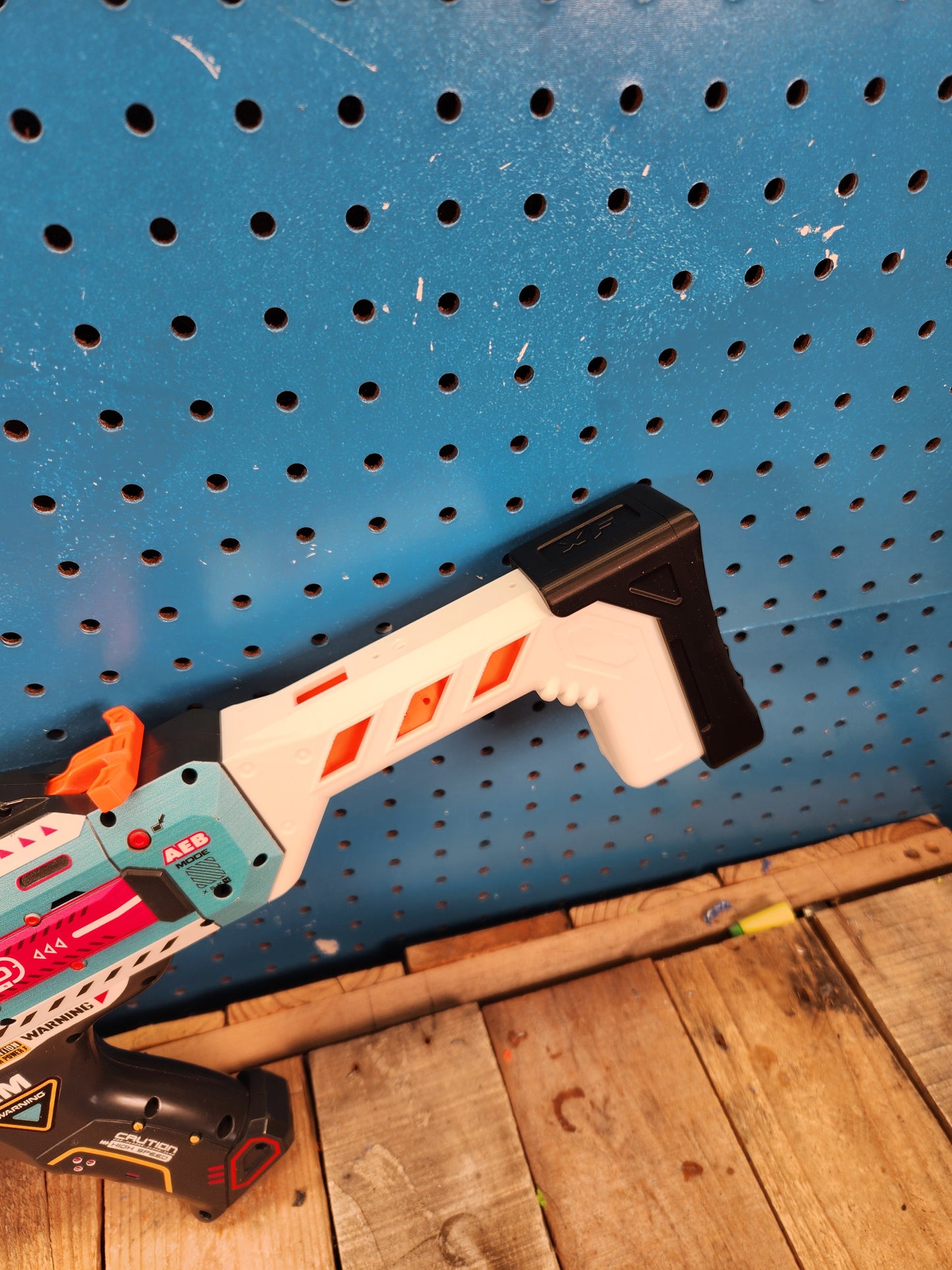 Stock Mod 2 - XShot Piston Pump Barrel Mod Toy