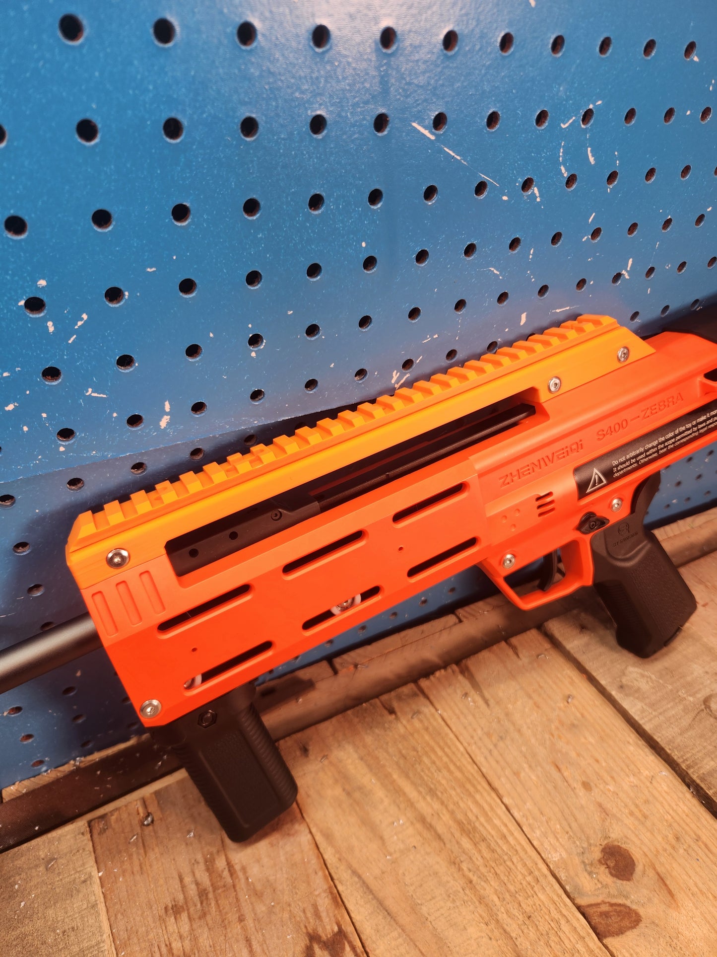 Low Rise S400 Zebra Top Rail Mod