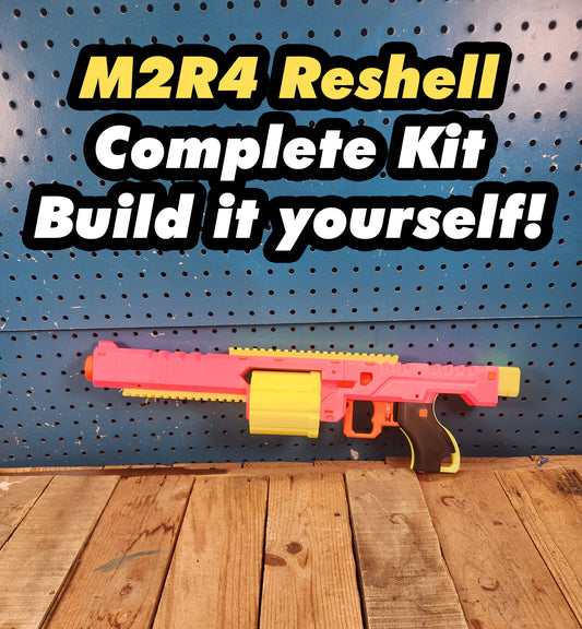 M2R4 - 3d Printed Parts Kit GenCoMegawerks Xshot Reshell