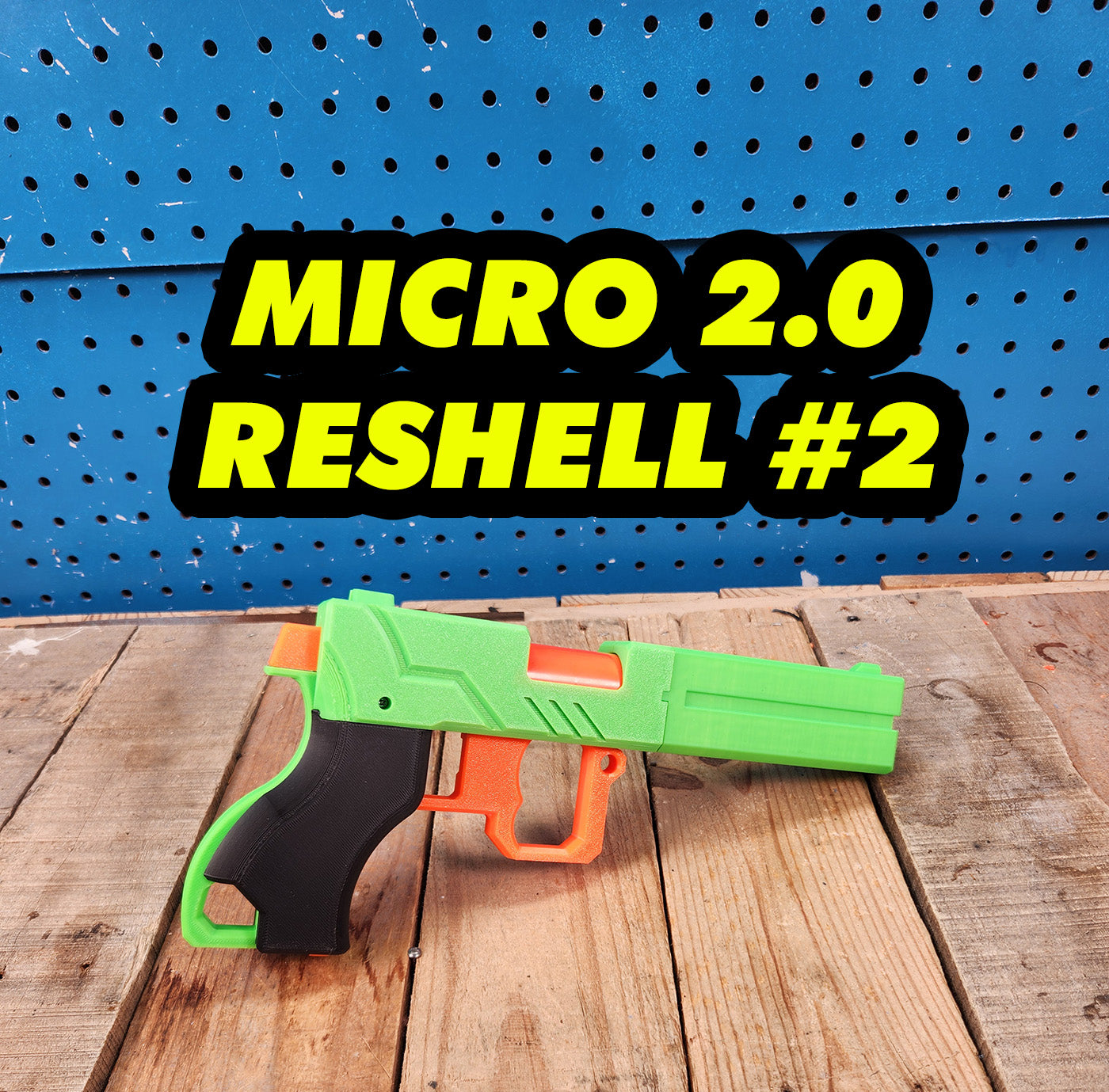 Type 2 - Micro 2.0 Resehll GenCoMegawerks XShot Blaster Reshell Type 1