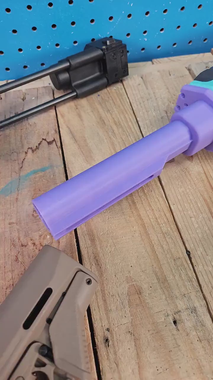 Worker Phoenix 2.0 Buffer Tube and NStrike Stock Attachment 3dPrinted