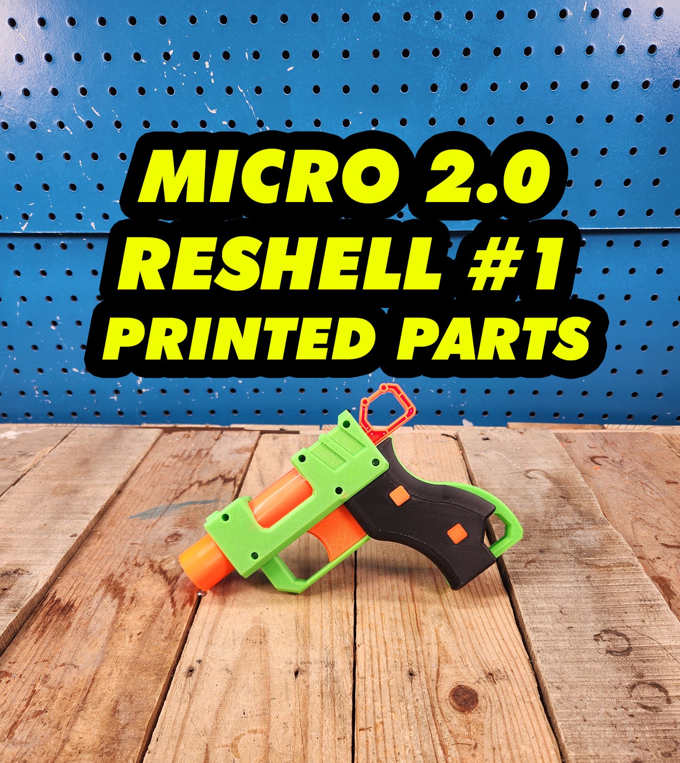 Type 1 - Micro 2.0 Resehll GenCoMegawerks XShot Printed Parts