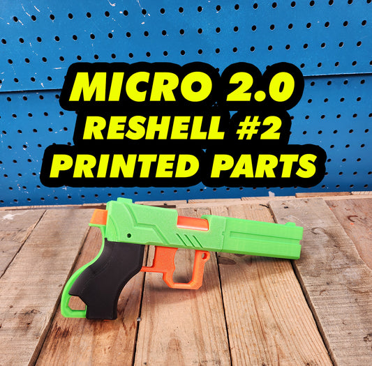 Type 2 - Micro 2.0 Resehll GenCoMegawerks XShot Printed Parts