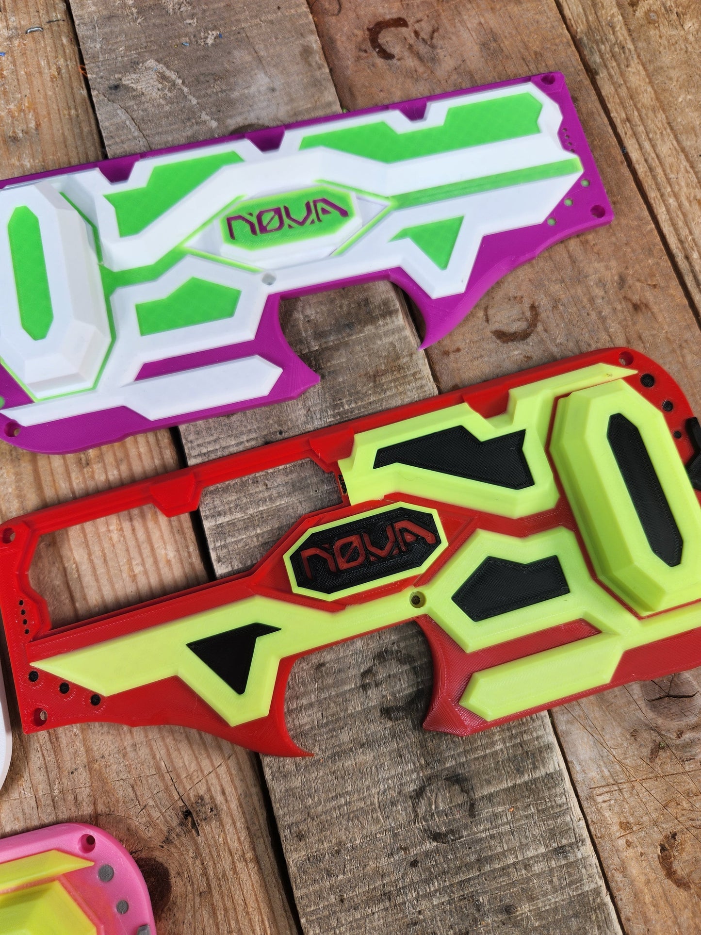 FluxLabs Nova 3dPrinted Blaster ! Great Color Combos
