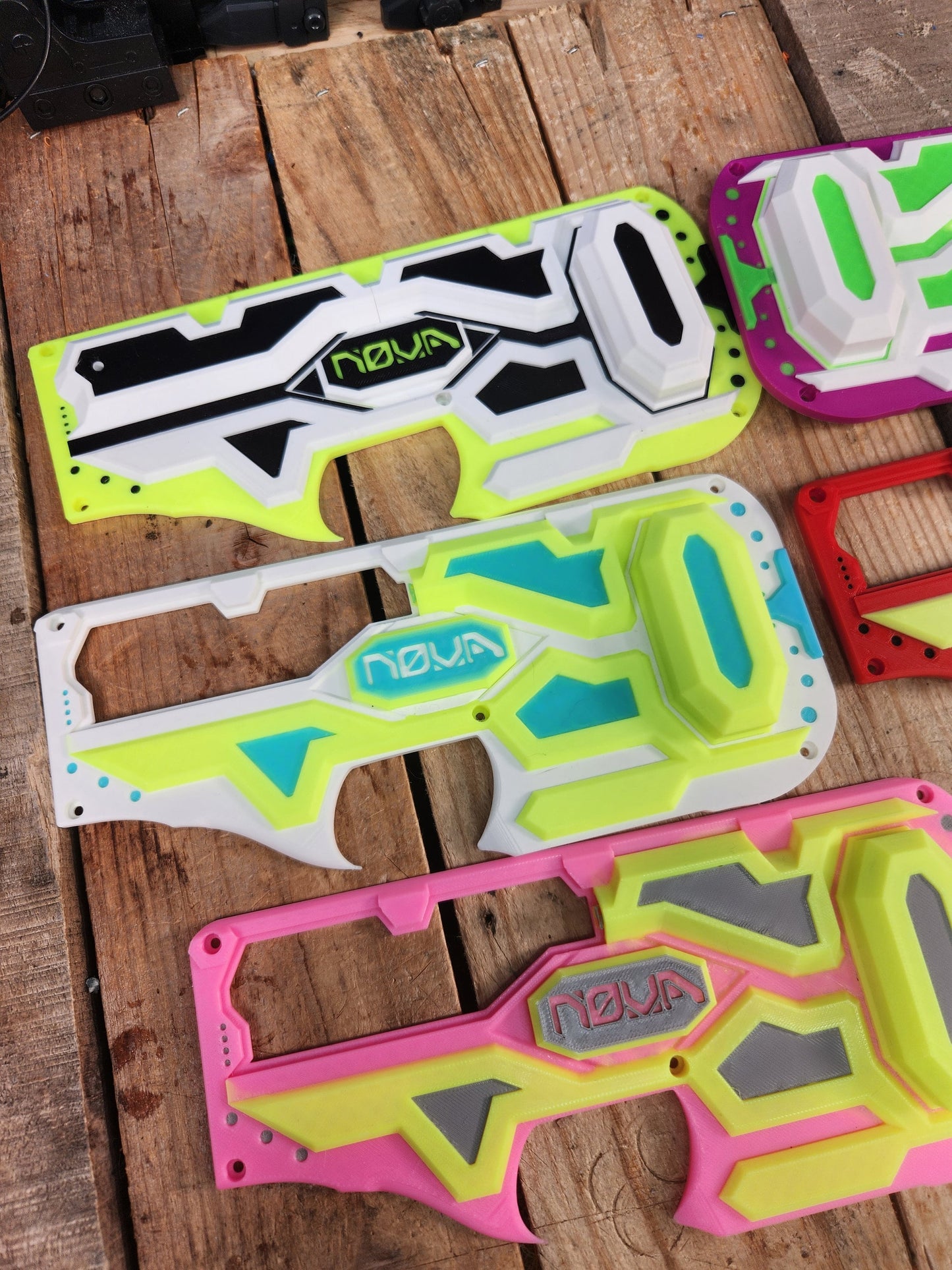 FluxLabs Nova 3dPrinted Blaster ! Great Color Combos