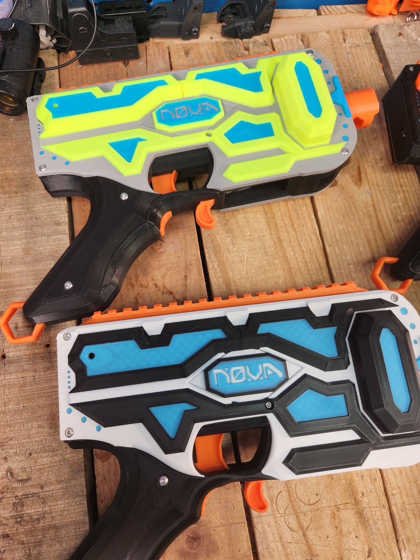 FluxLabs Nova 3dPrinted Blaster ! Great Color Combos