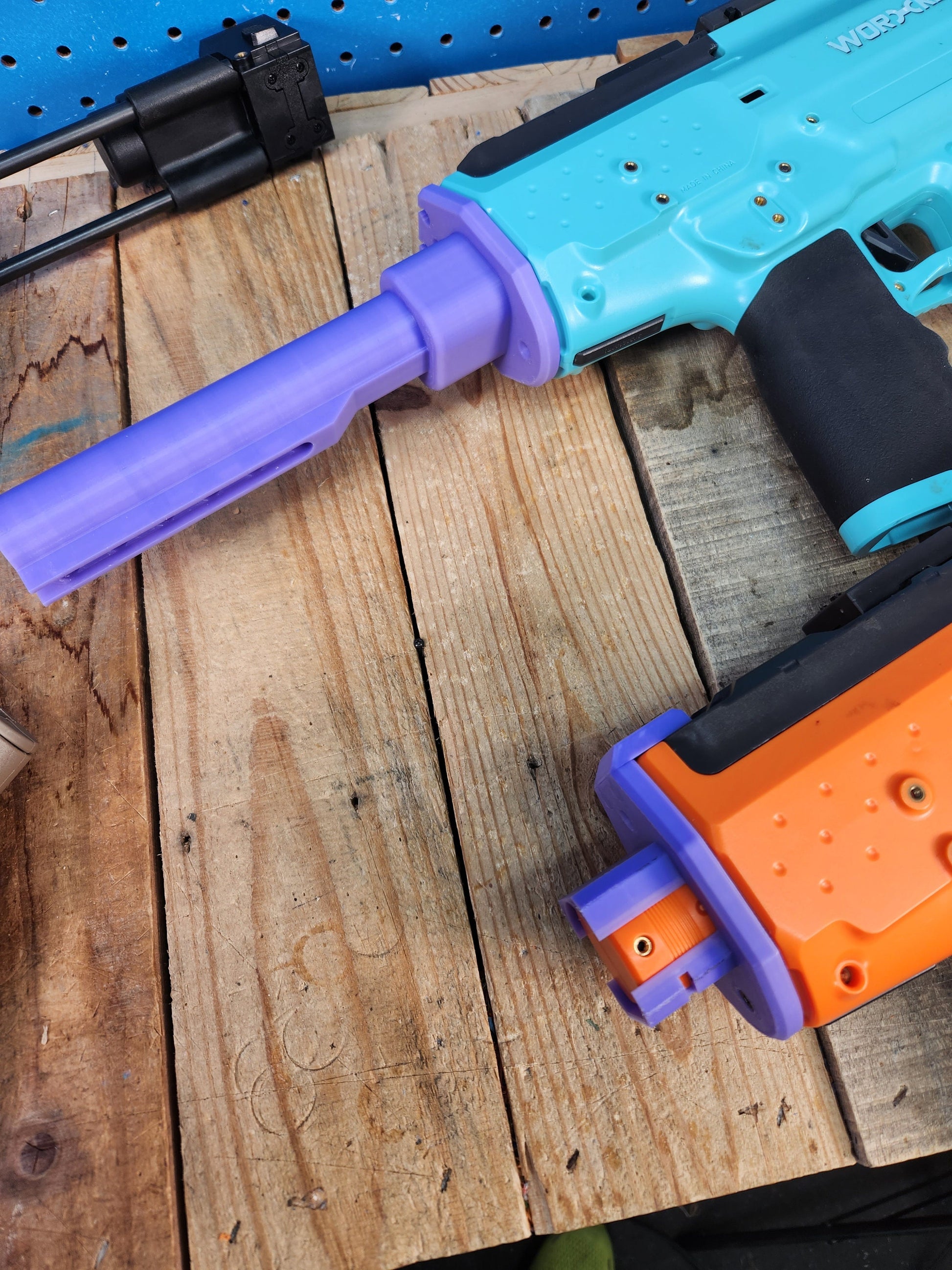 Worker Phoenix 2.0 Buffer Tube and NStrike Stock Attachment 3dPrinted