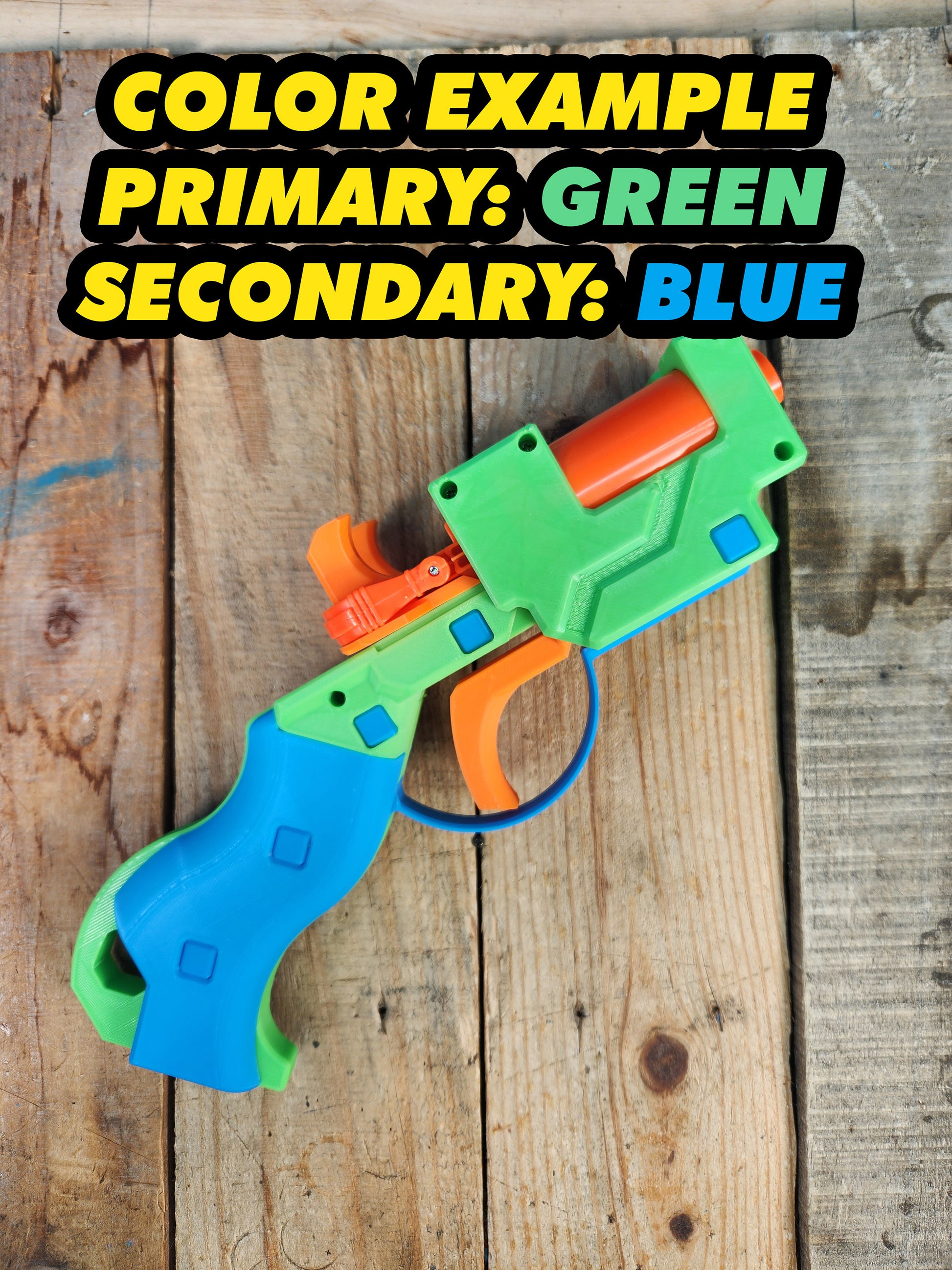 3DPrinted Parts - GenCoMegawerks XShot Micro Blaster Reshell Type 3