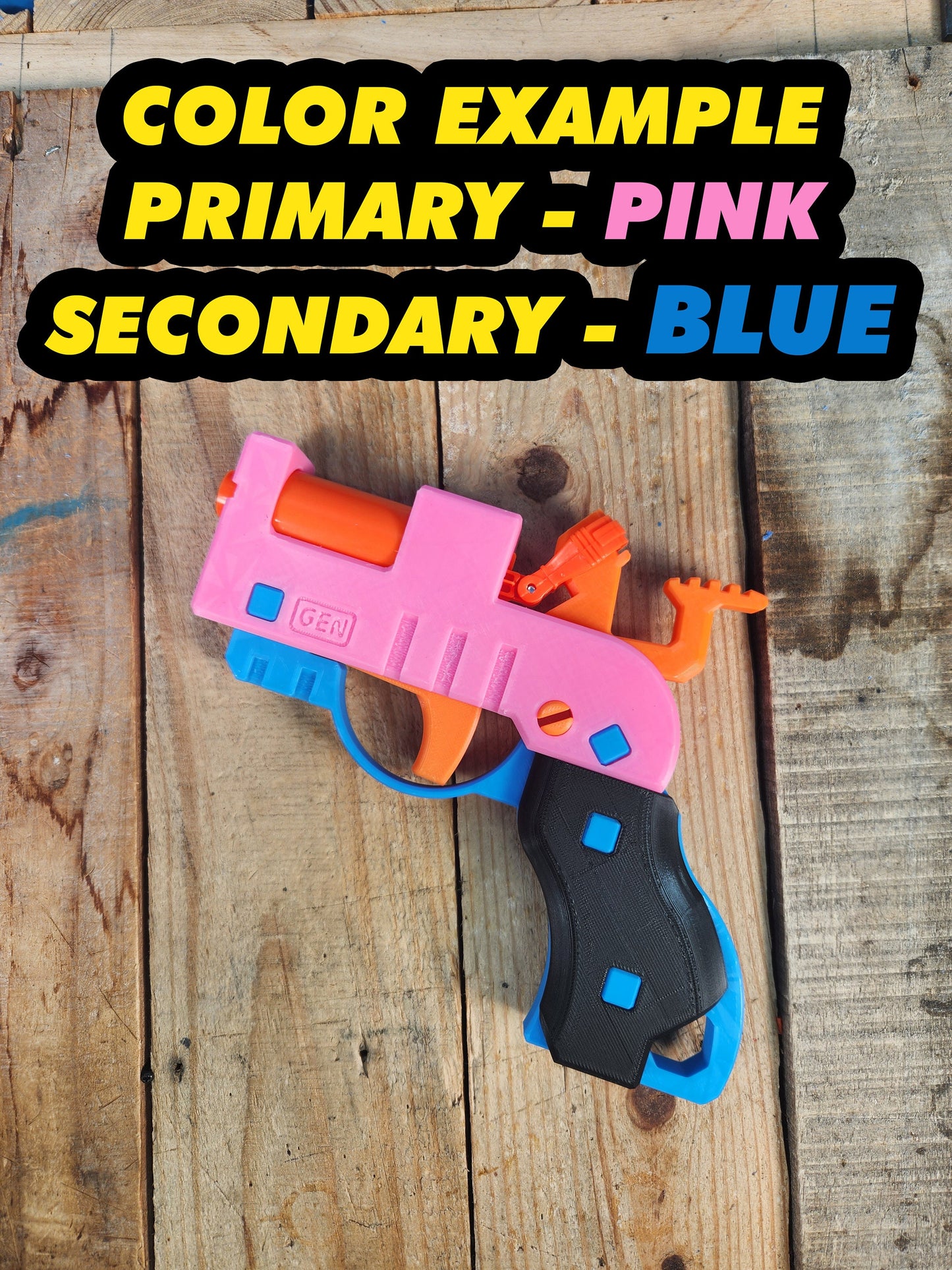 3DPrinted Parts - GenCoMegawerks XShot Micro Reshell Type 4