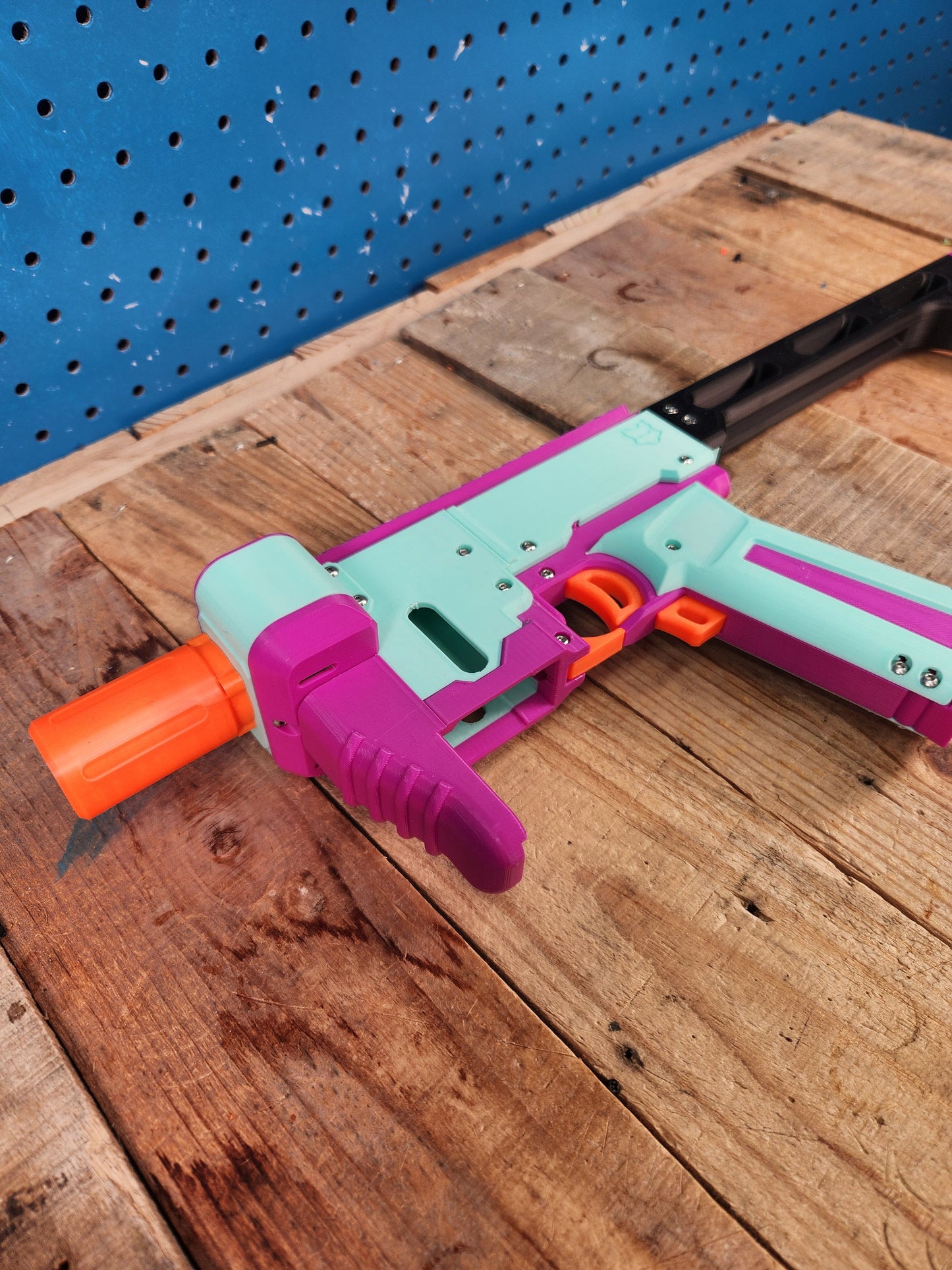 XFA1 SMG Mech Micro Blaster 3Dprinted