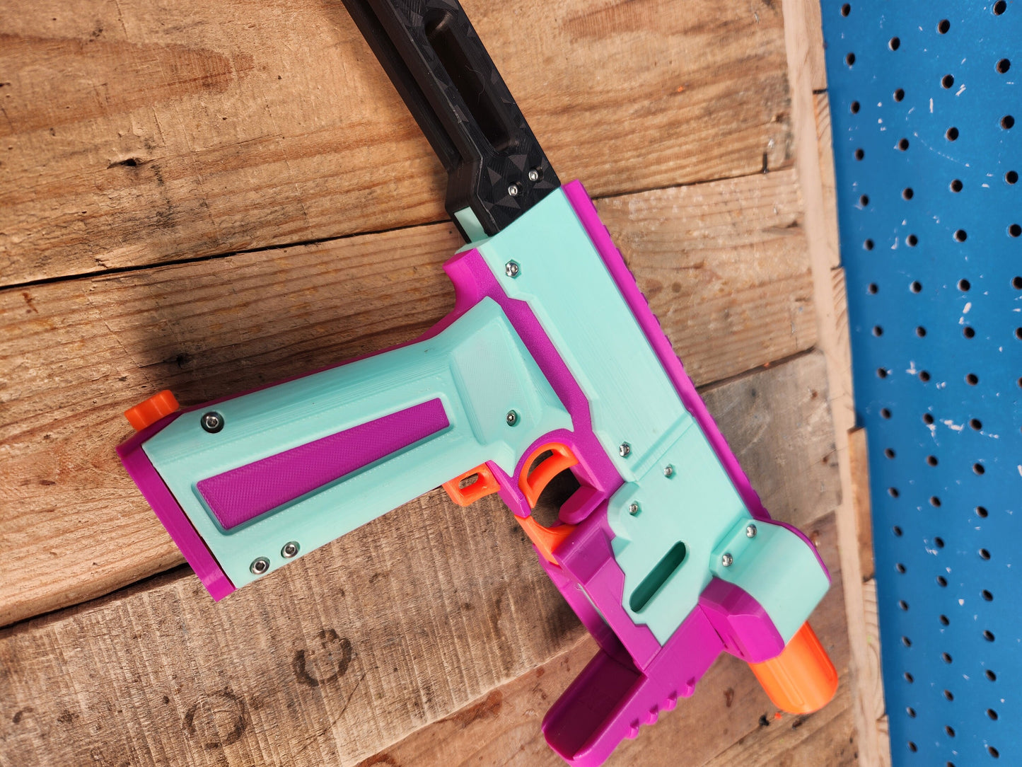 XFA1 SMG Mech Micro Blaster 3Dprinted