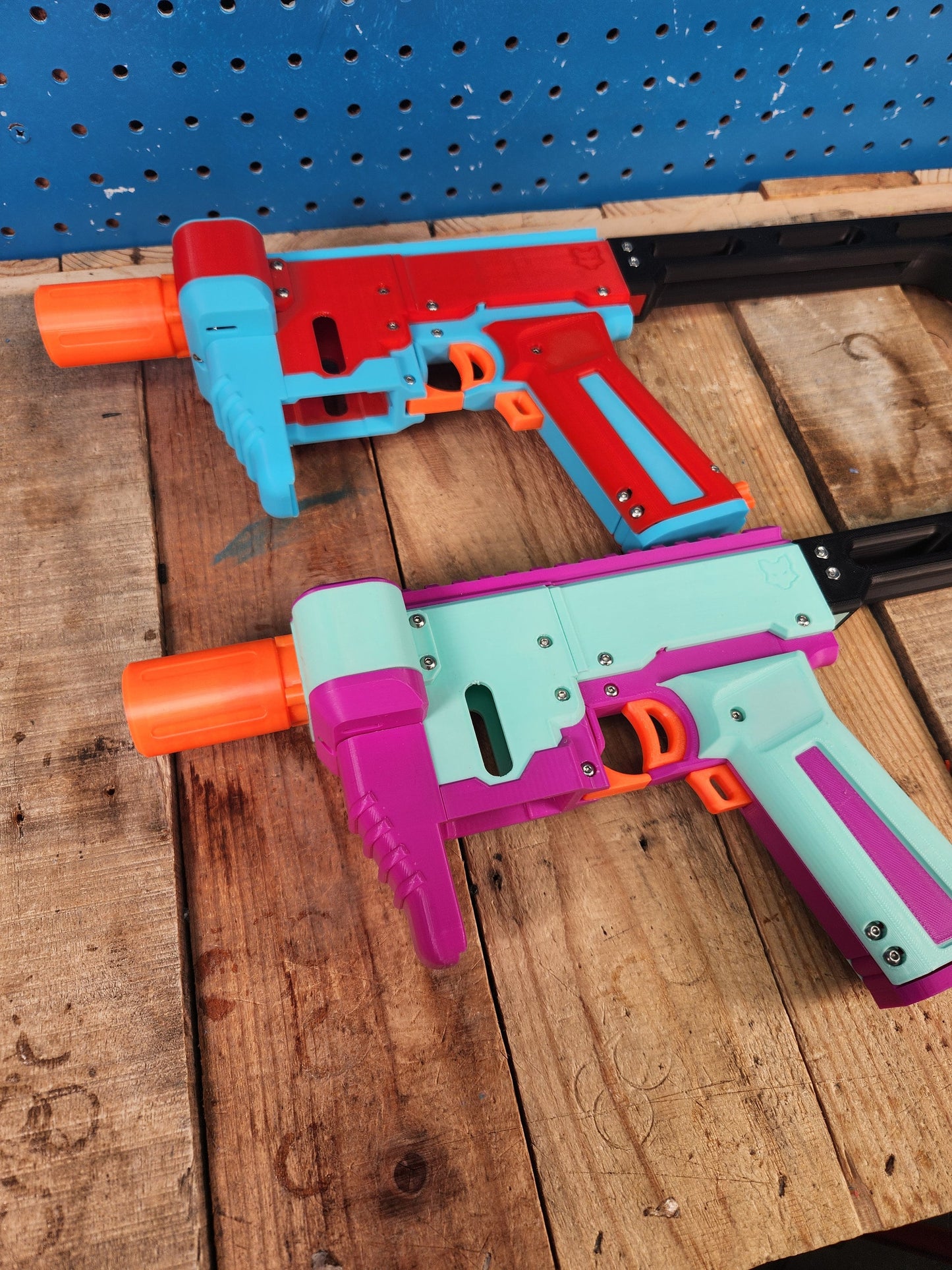 XFA1 SMG Mech Micro Blaster 3Dprinted