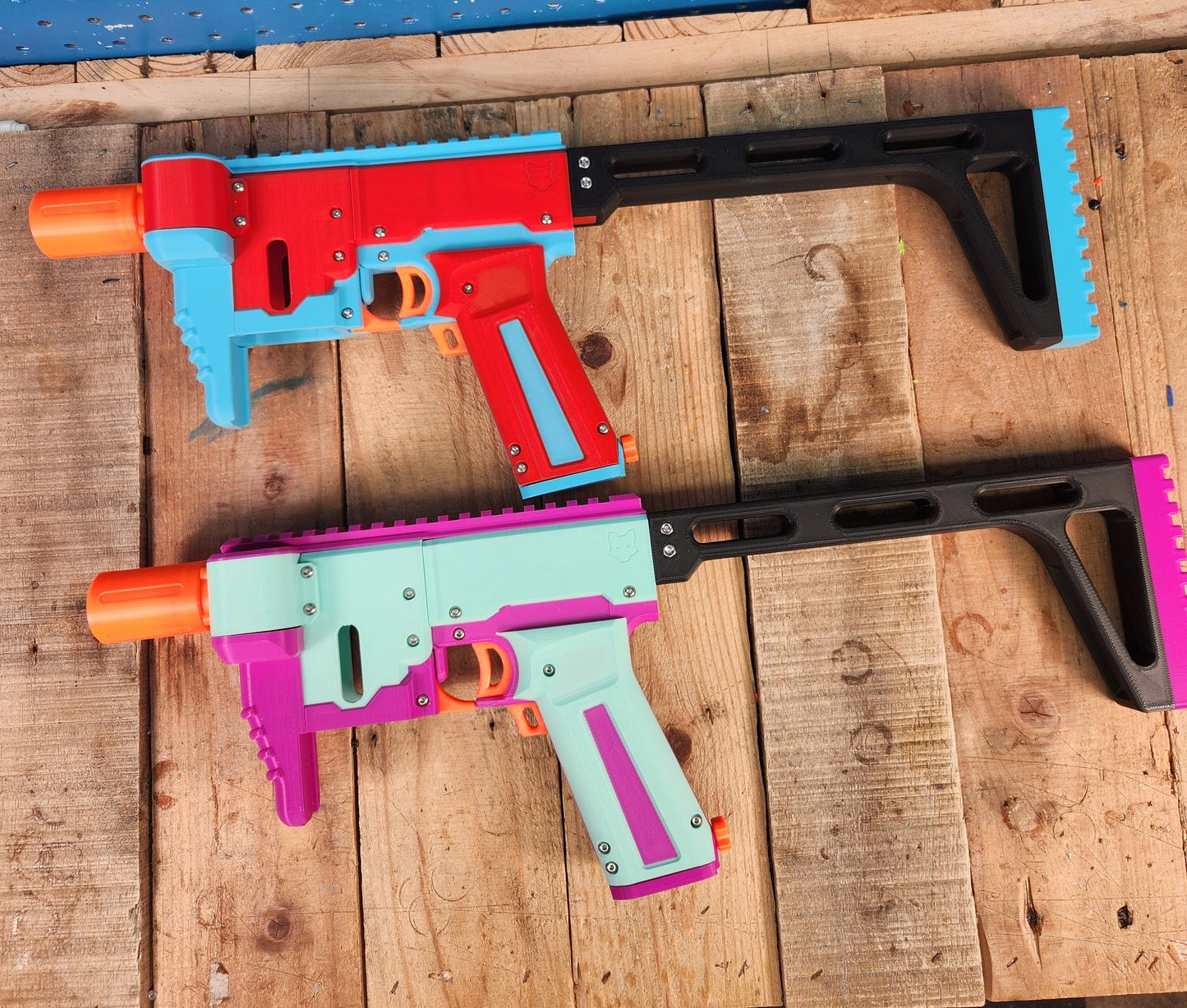 XFA1 SMG Mech Micro Blaster 3Dprinted
