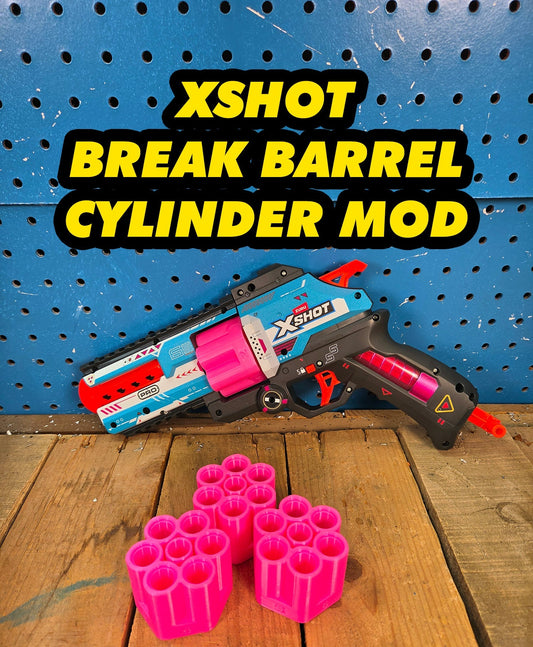 X-Shot Spin Shot / Break Barrel Cylinder Mods