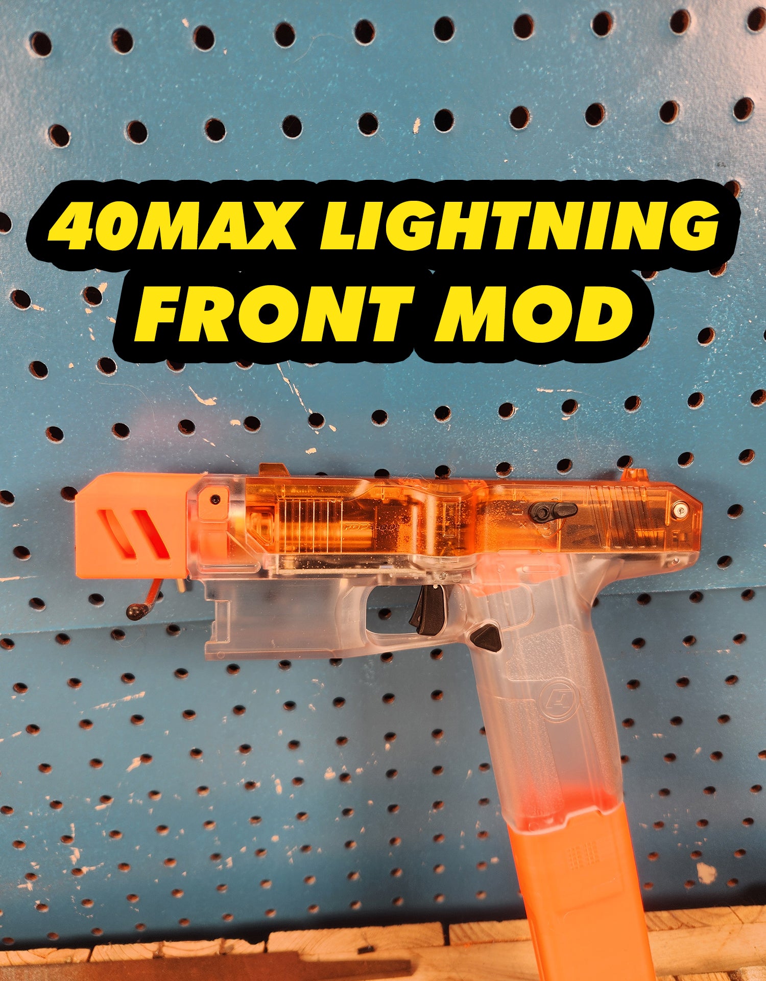 AiToy 40Max Front Muzzle Mod Lightning Blaster Nerf Blaster