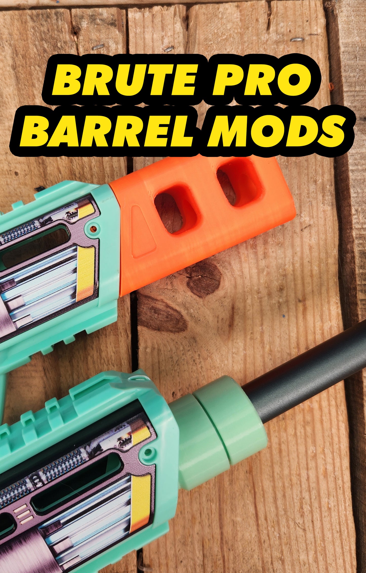 Brute Pro Barrel Mods Collet Adventure Force Blaster Toy