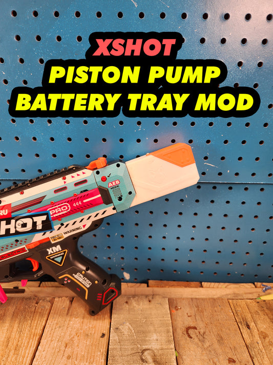 Battery Mod - XShot Piston Pump Barrel Mod Toy