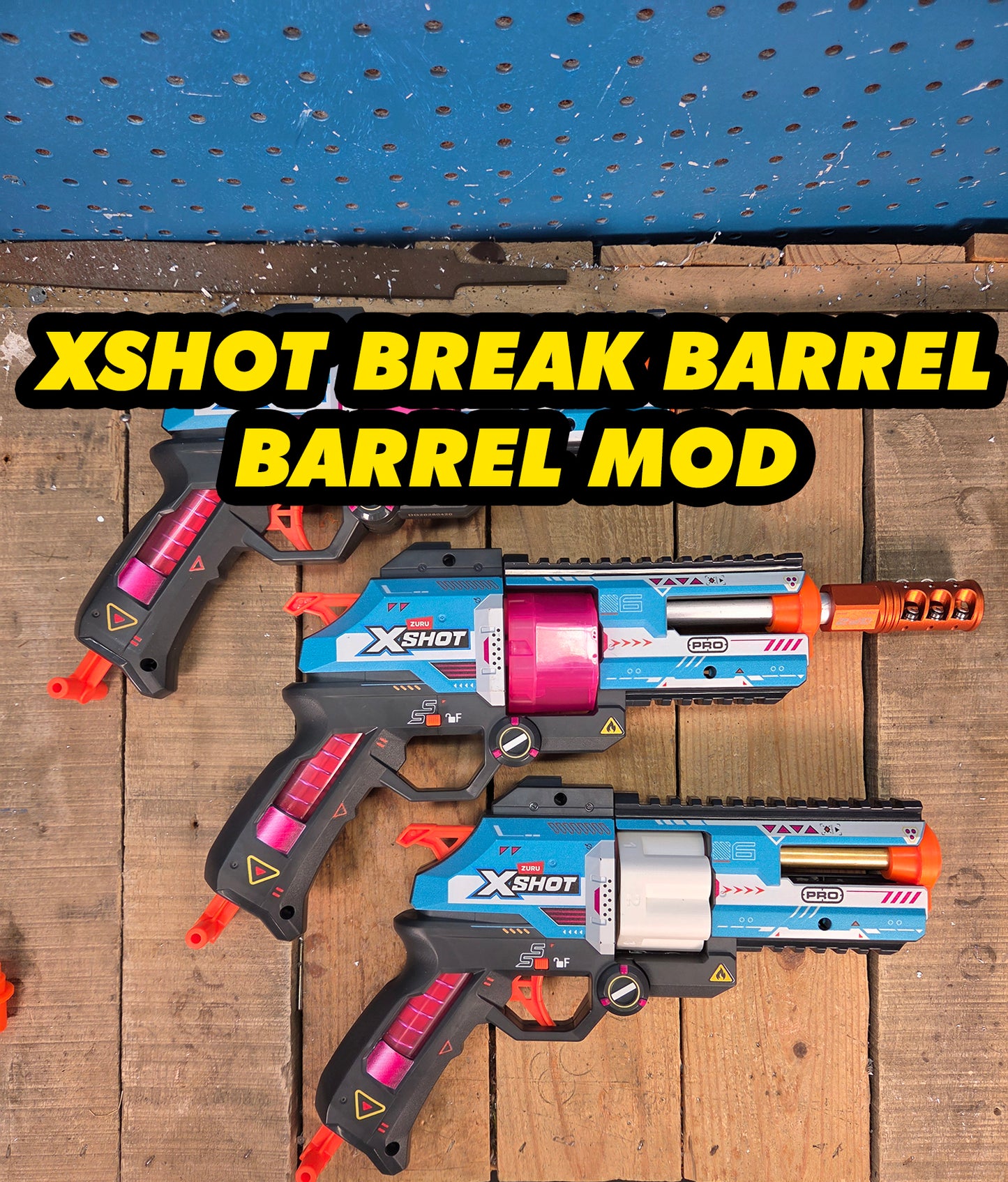 Barrel Mod XShot Break Barrel Nerf Blaster