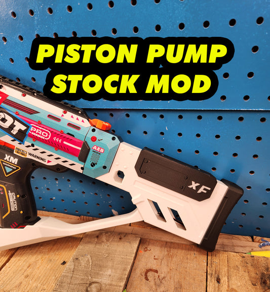Stock Mod - XShot Piston Pump Barrel Mod Toy