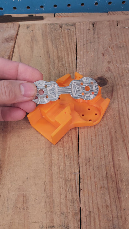 Metal Motor Mounting Plate For Spirt Brushless Blaster