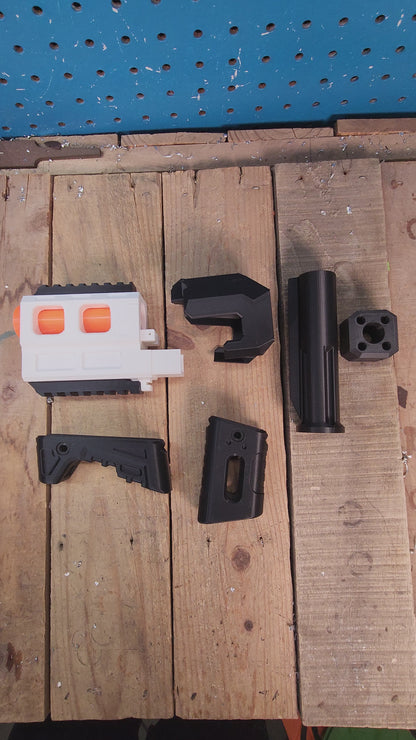 SMG Kit XShot Thrasher 3DPrinted Mod Kit