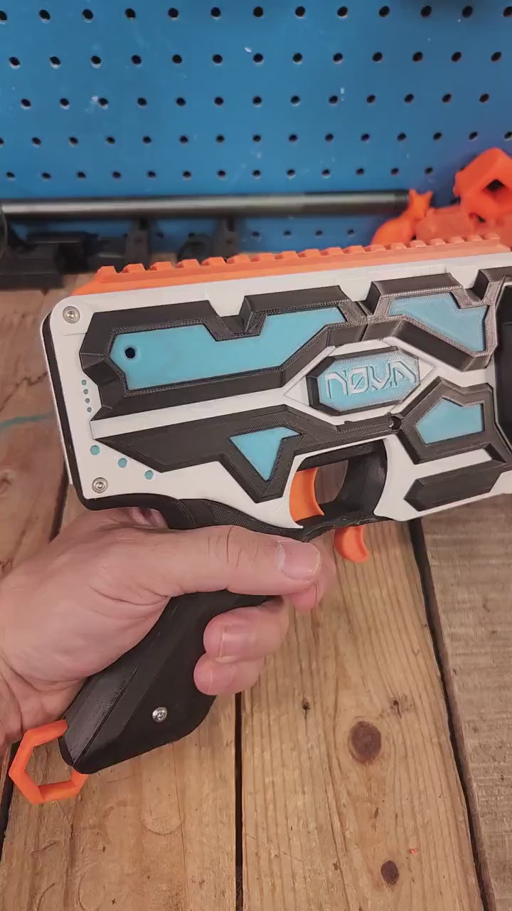 FluxLabs Nova 3dPrinted Blaster ! Great Color Combos – XFoxGames