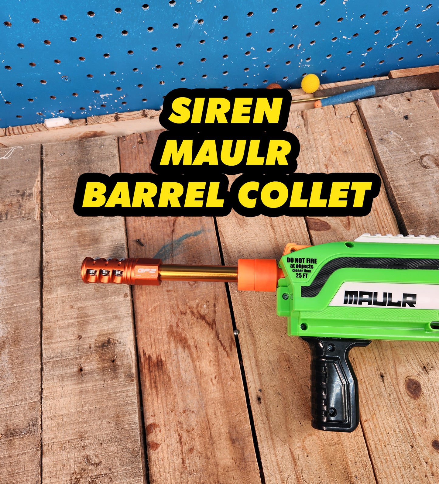 Siren Maulr Barrel Collet 3DPrinted