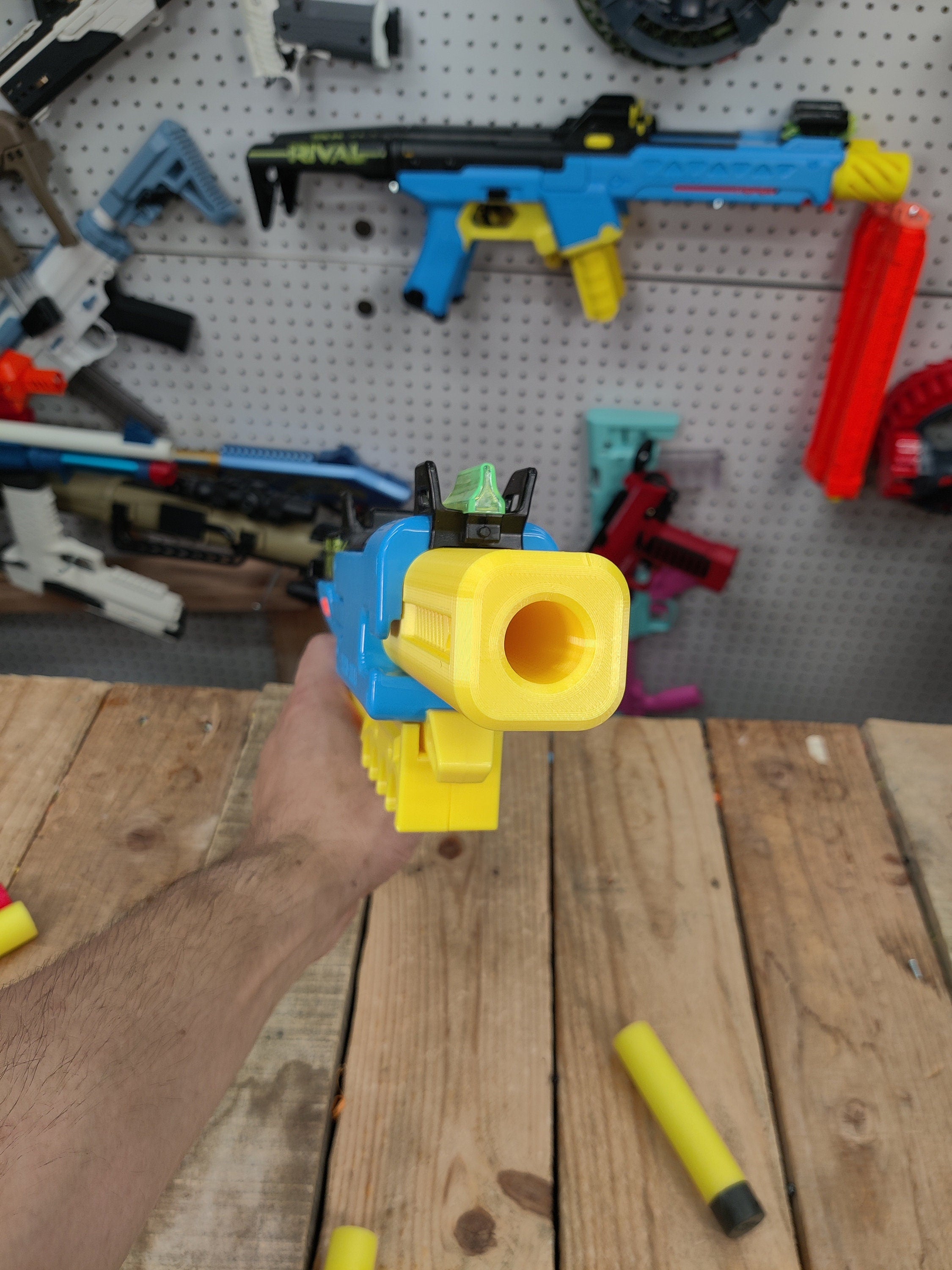 Nerf best sale minigun mod