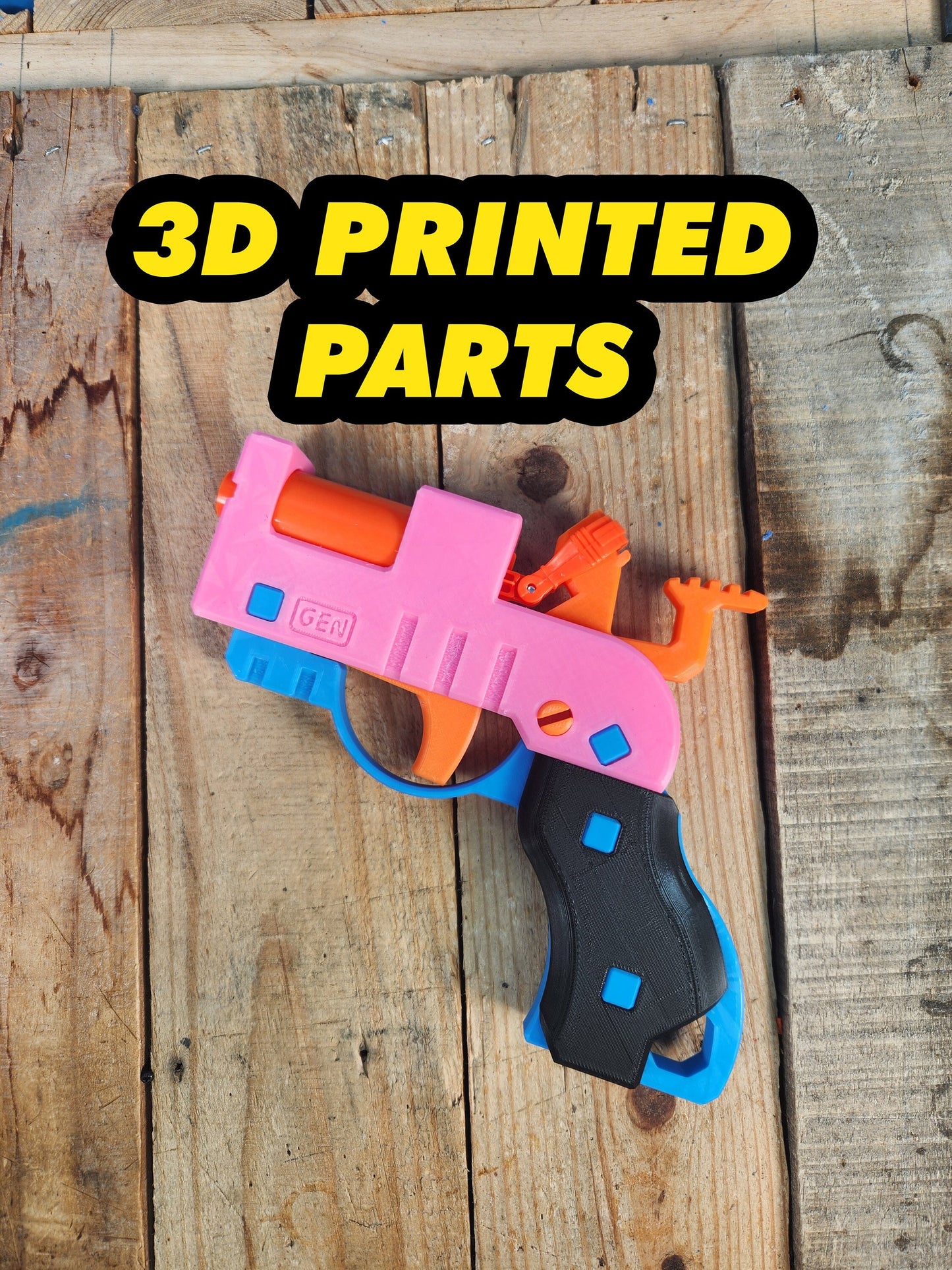 3DPrinted Parts - GenCoMegawerks XShot Micro Reshell Type 4
