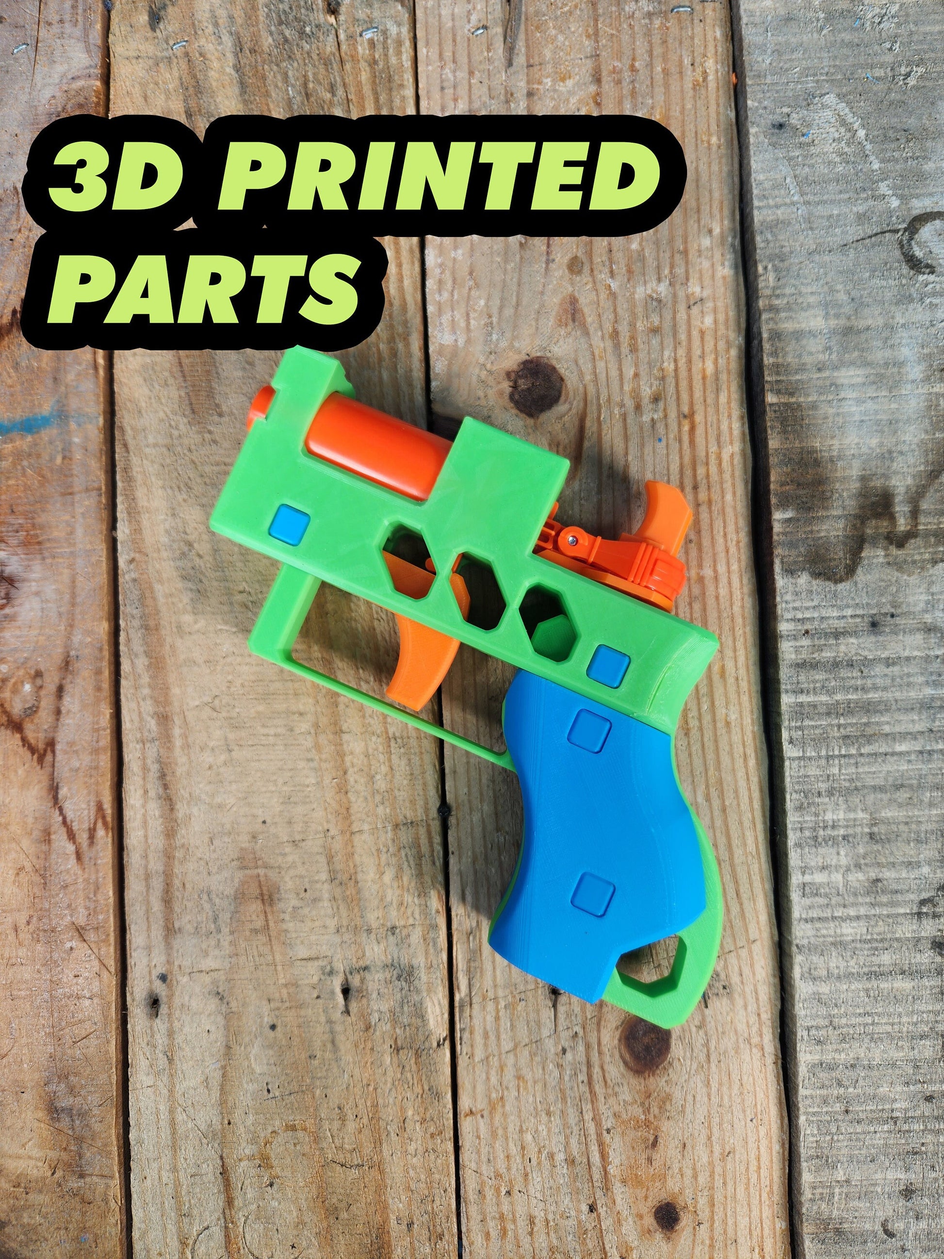 3DPrinted Parts - GenCoMegawerks XShot Micro Blaster Reshell Type 1
