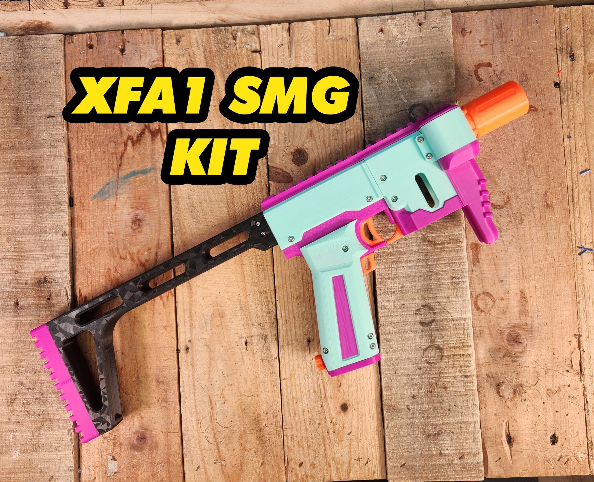 KIT - XFA1 SMG Mech Micro Blaster 3Dprinted